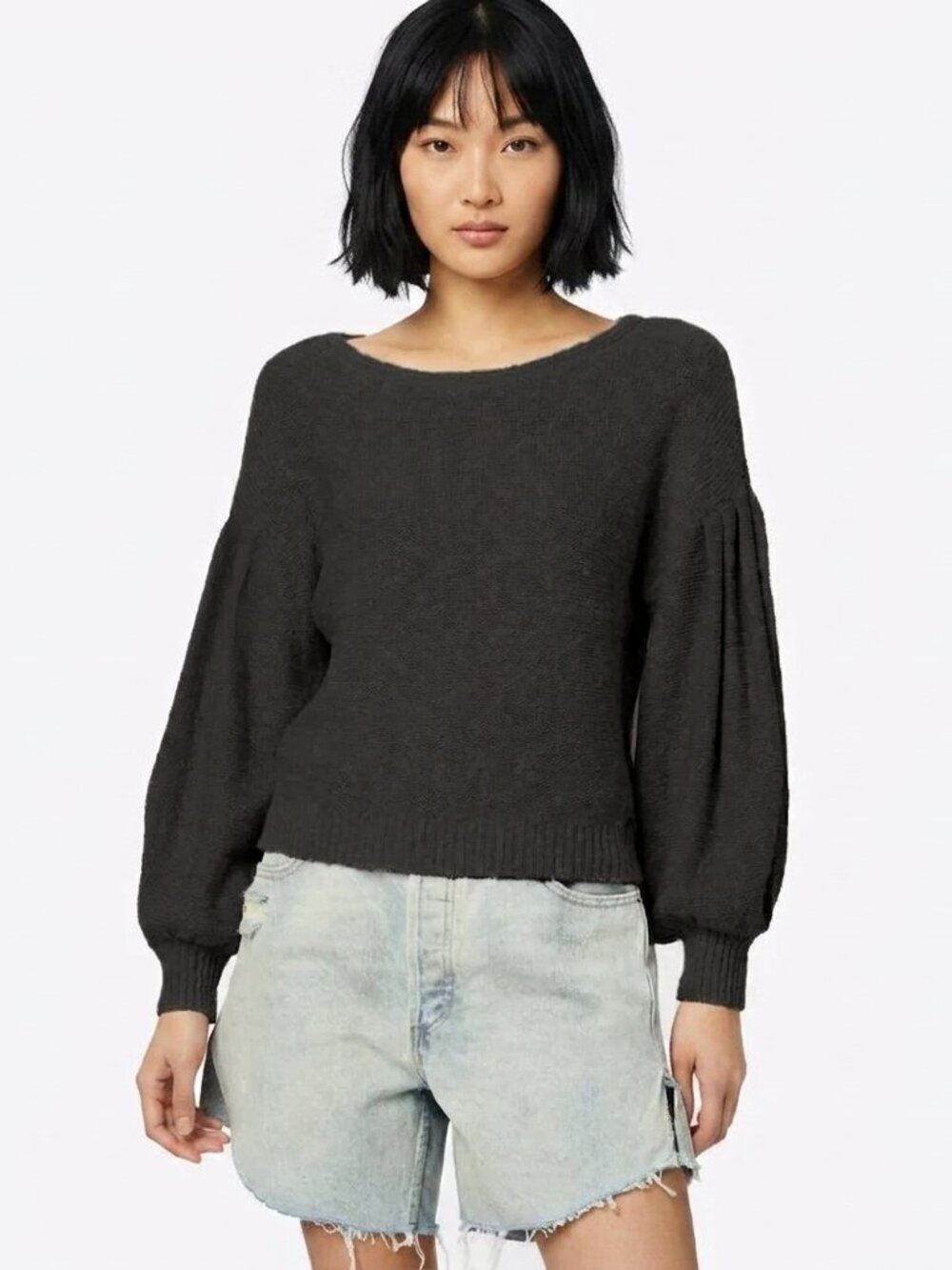 Abercrombie & Fitch Balloon Sleeve Sweater